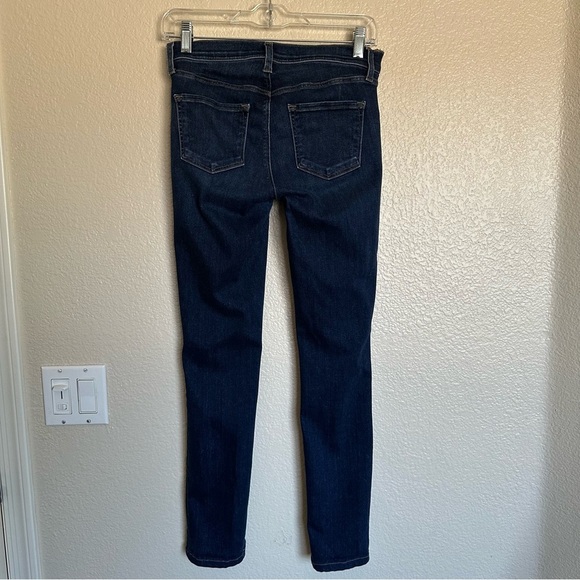J Brand Mama J Rail FLEETING Denim Dark Wash Maternity Side Panel Jeans Size 25 - Picture 6 of 15